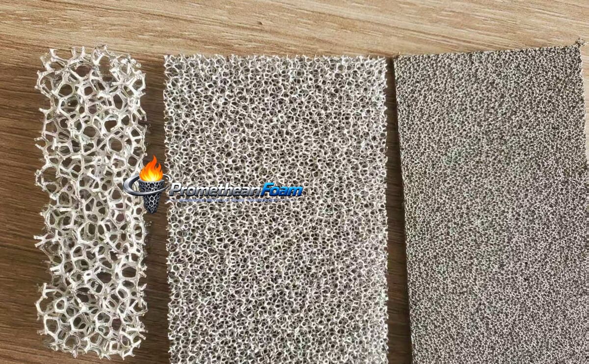 New metal foam filter vs used disposable HEPA filter comparison