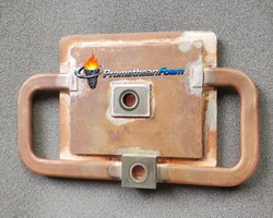 Copper foam heat pipe internal structure for enhanced thermal management in high-power electronics