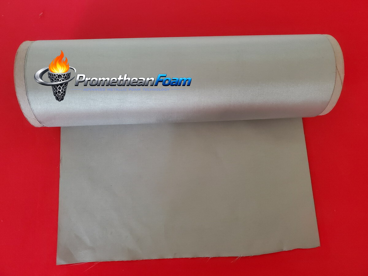 Ultra-thin foam metal fabric for EMI shielding in defense applications